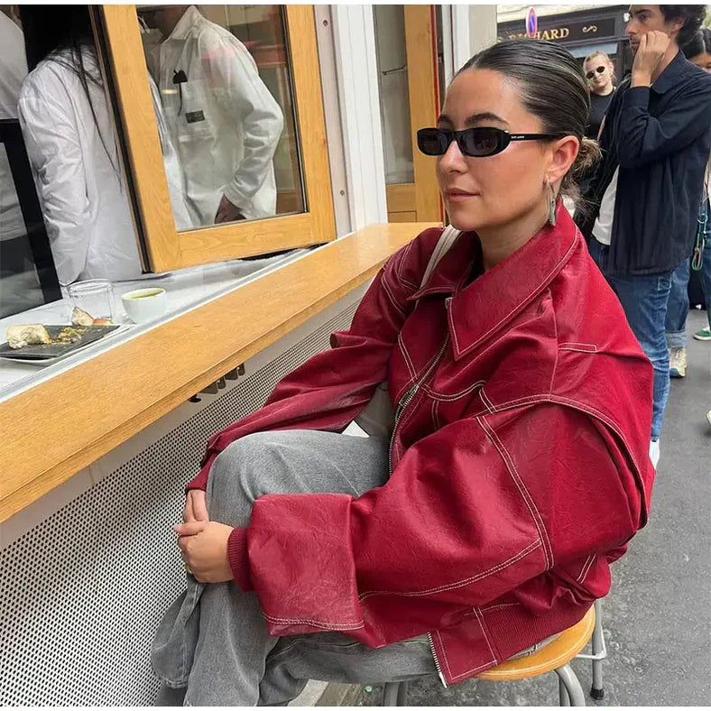 Camille™ | Veste en Cuir