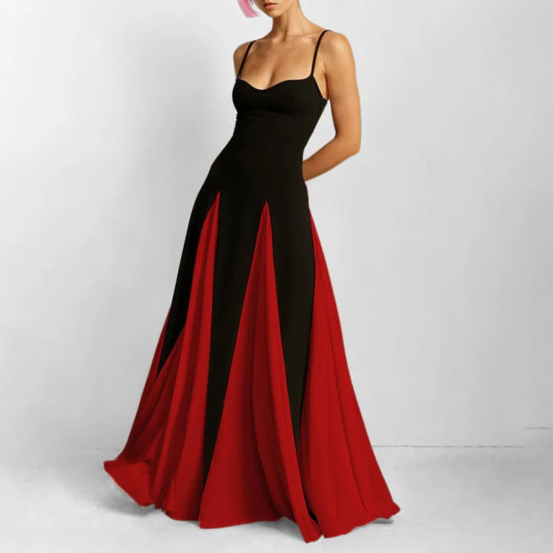 Camille™ | Céleste Robe de Soirée Bicolore Élégante
