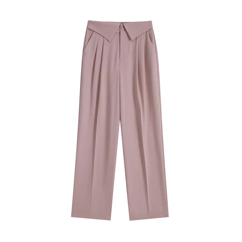 Camille™ | Pantalon Évasé Élégance Structurée