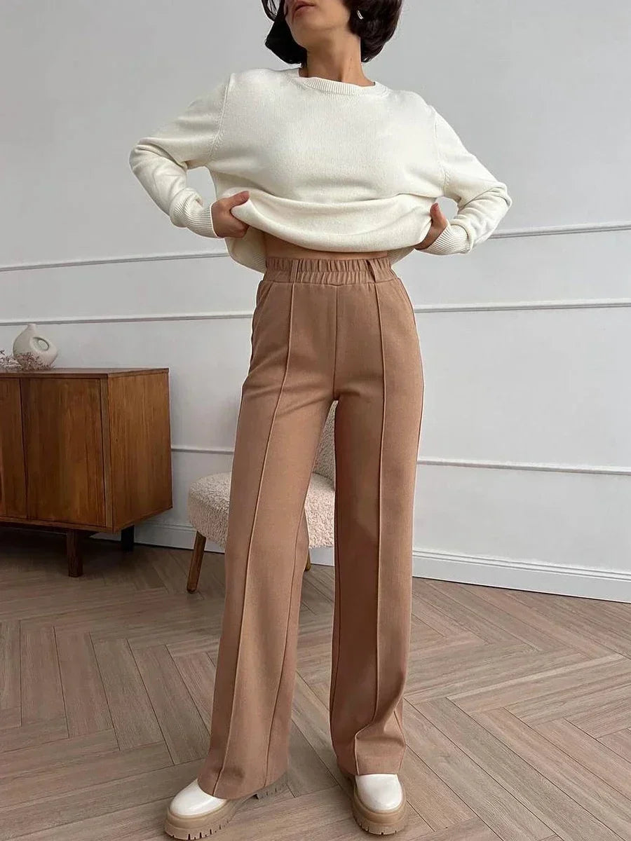 Camille™ | Pantalon Élégant à Taille Élastique
