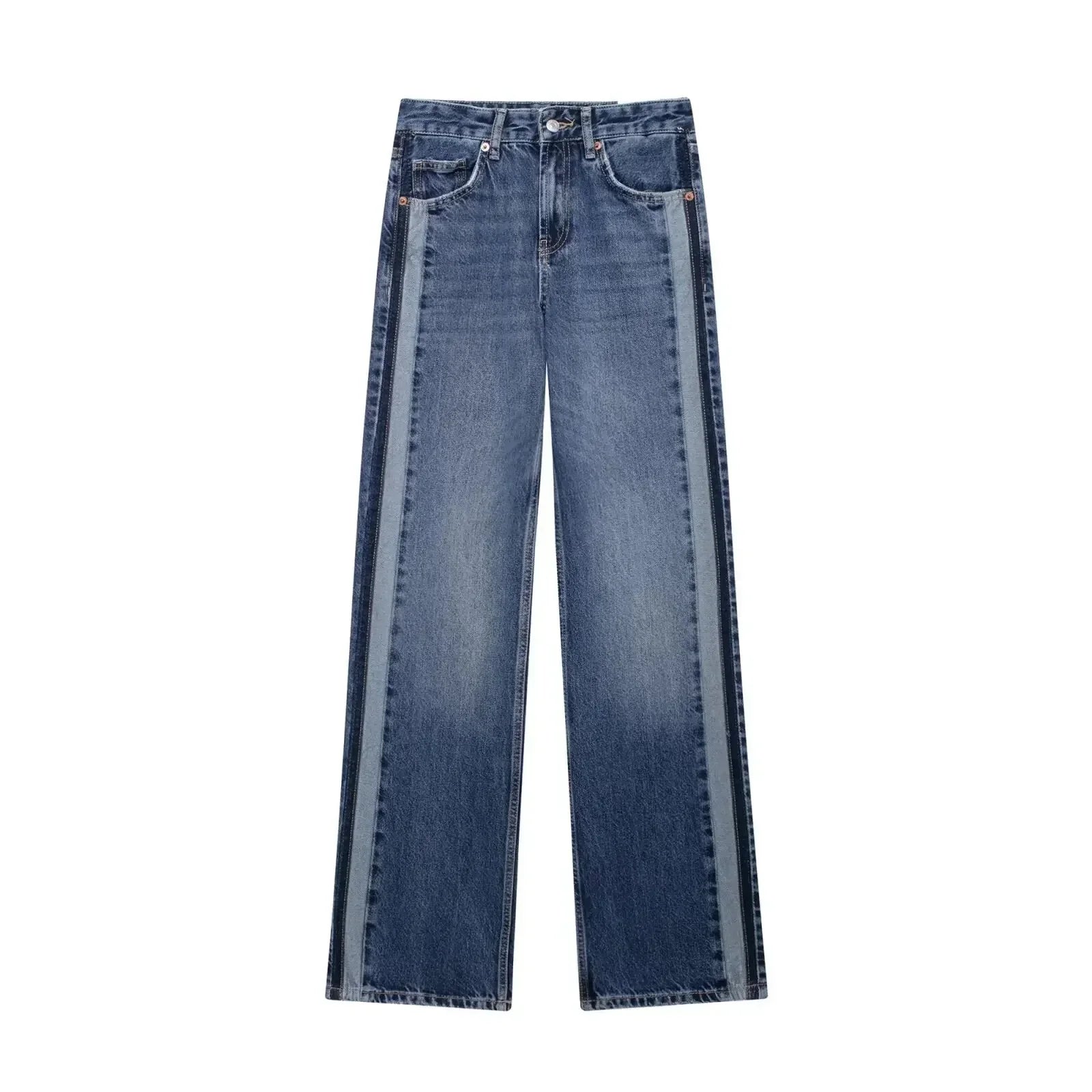 Camille™ | Jean Évasé à Bandes Latérales