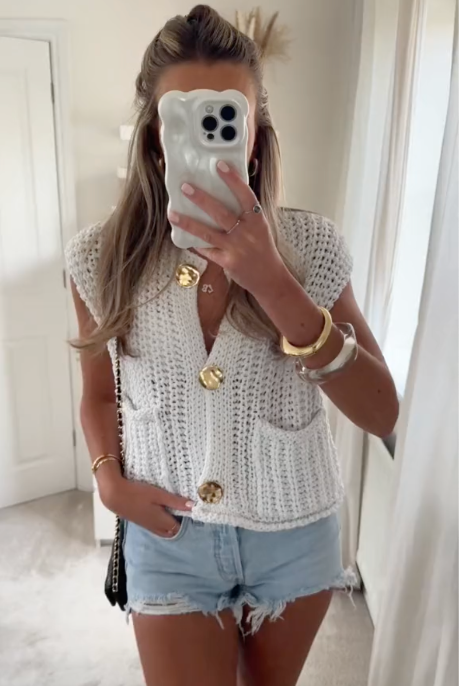 Camille™ | Gilet style tricoté