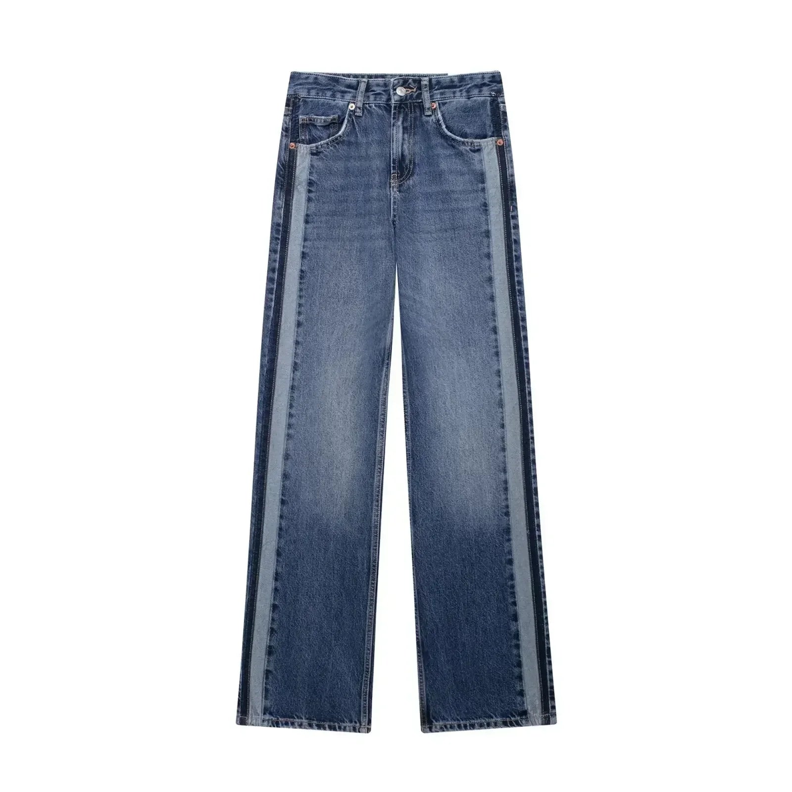 Camille™ | Jean Évasé à Bandes Latérales