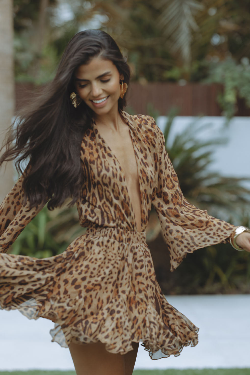 Camille™ | Robe Léopard