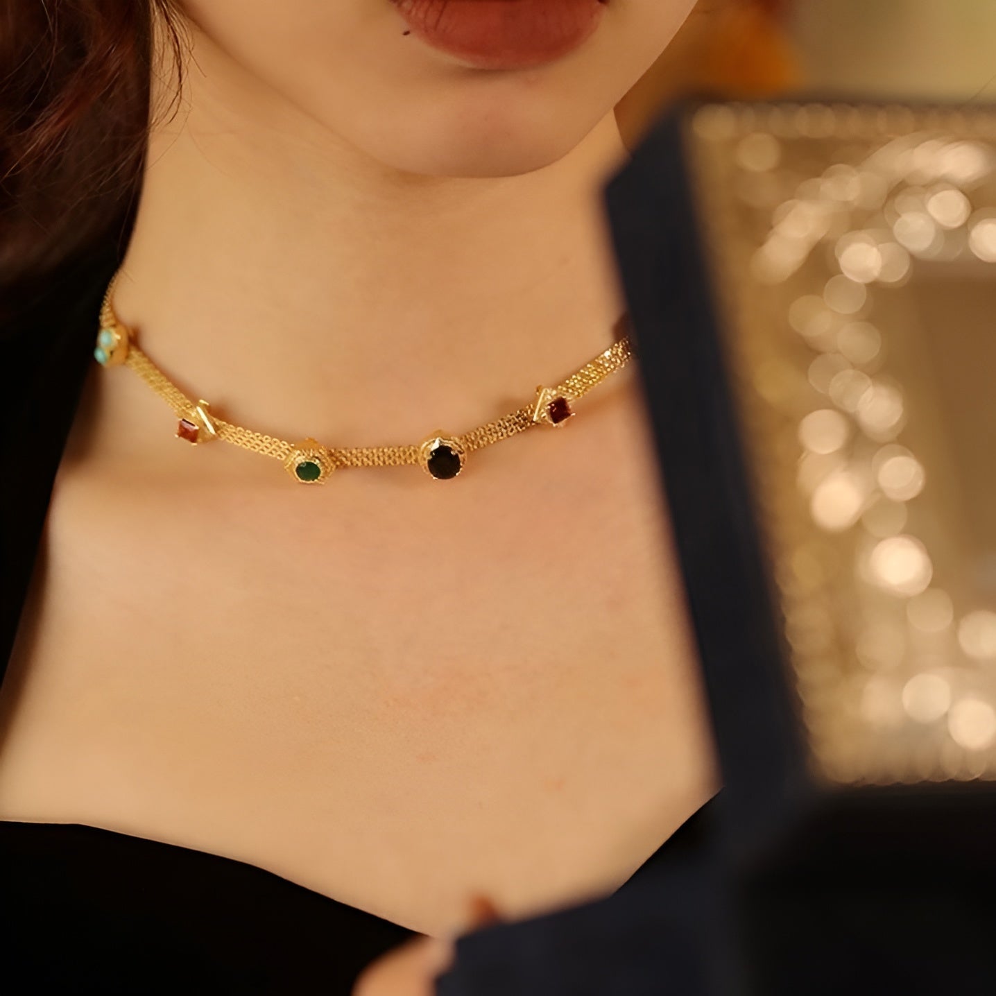 Fay™ | Halsband med Ädelstenar