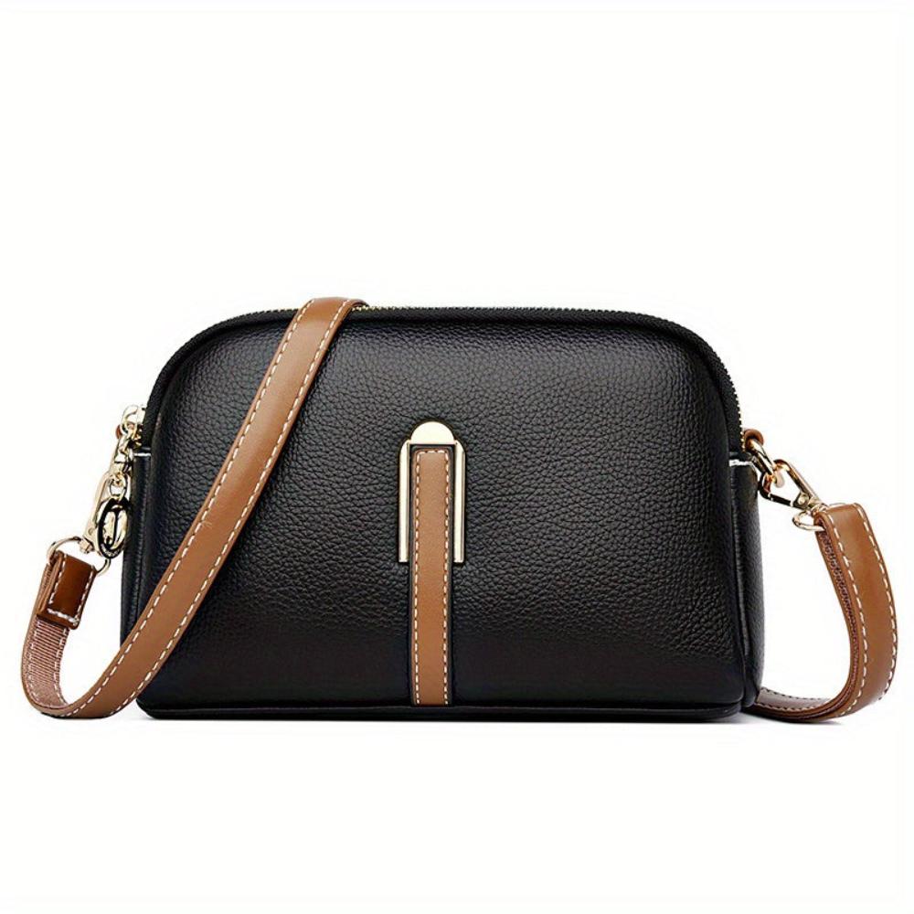 Camille™ | Sac bandoulière en relief à la litchi