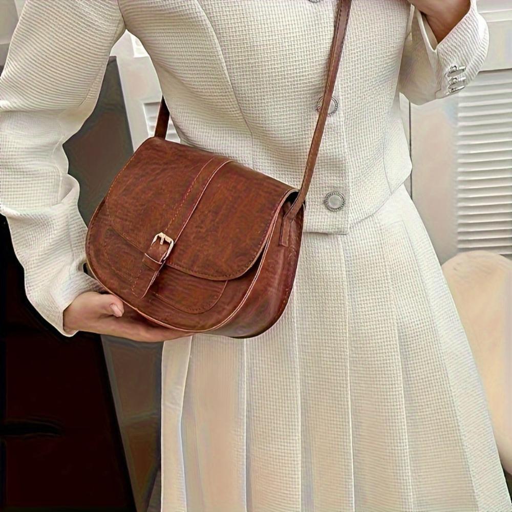 Camille™ | Sac bandoulière classique en forme de selle