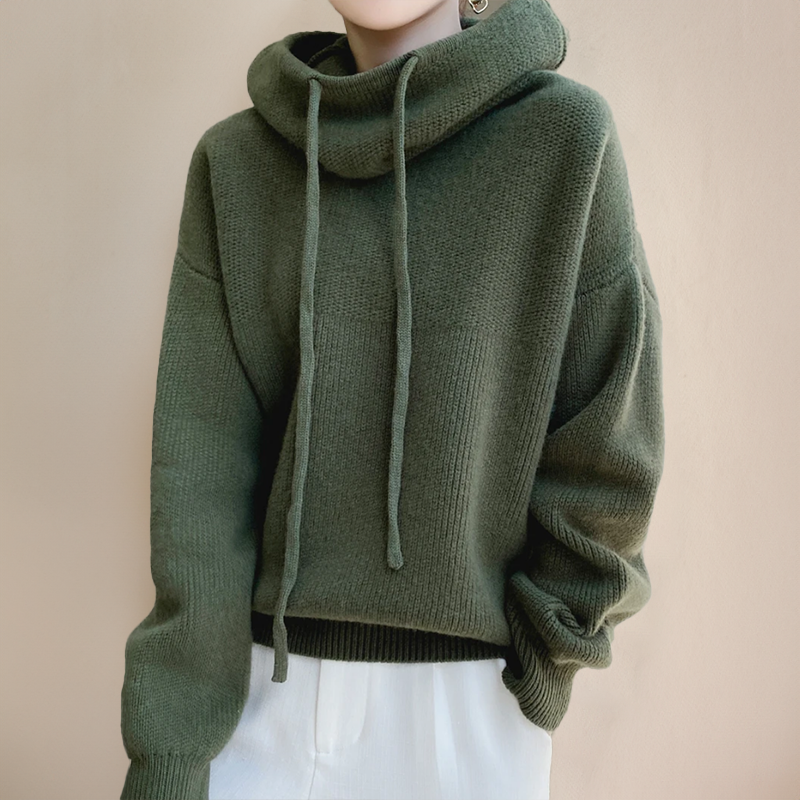 Camille™ | Pull à col roulé en laine mérinos