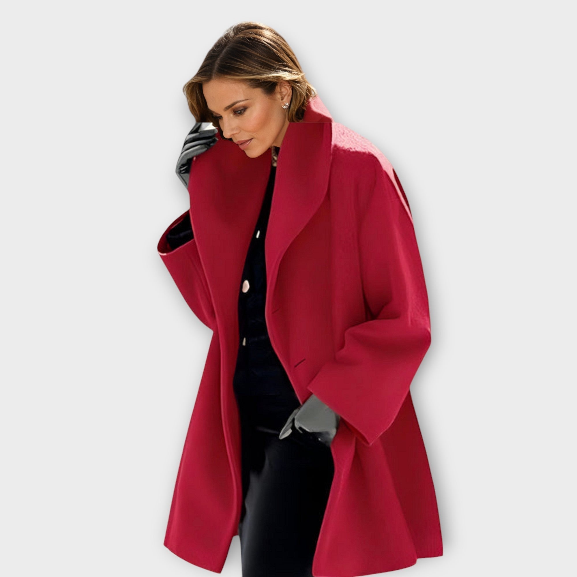 Sofia™ | Elegant ullkappa för höst & vinter