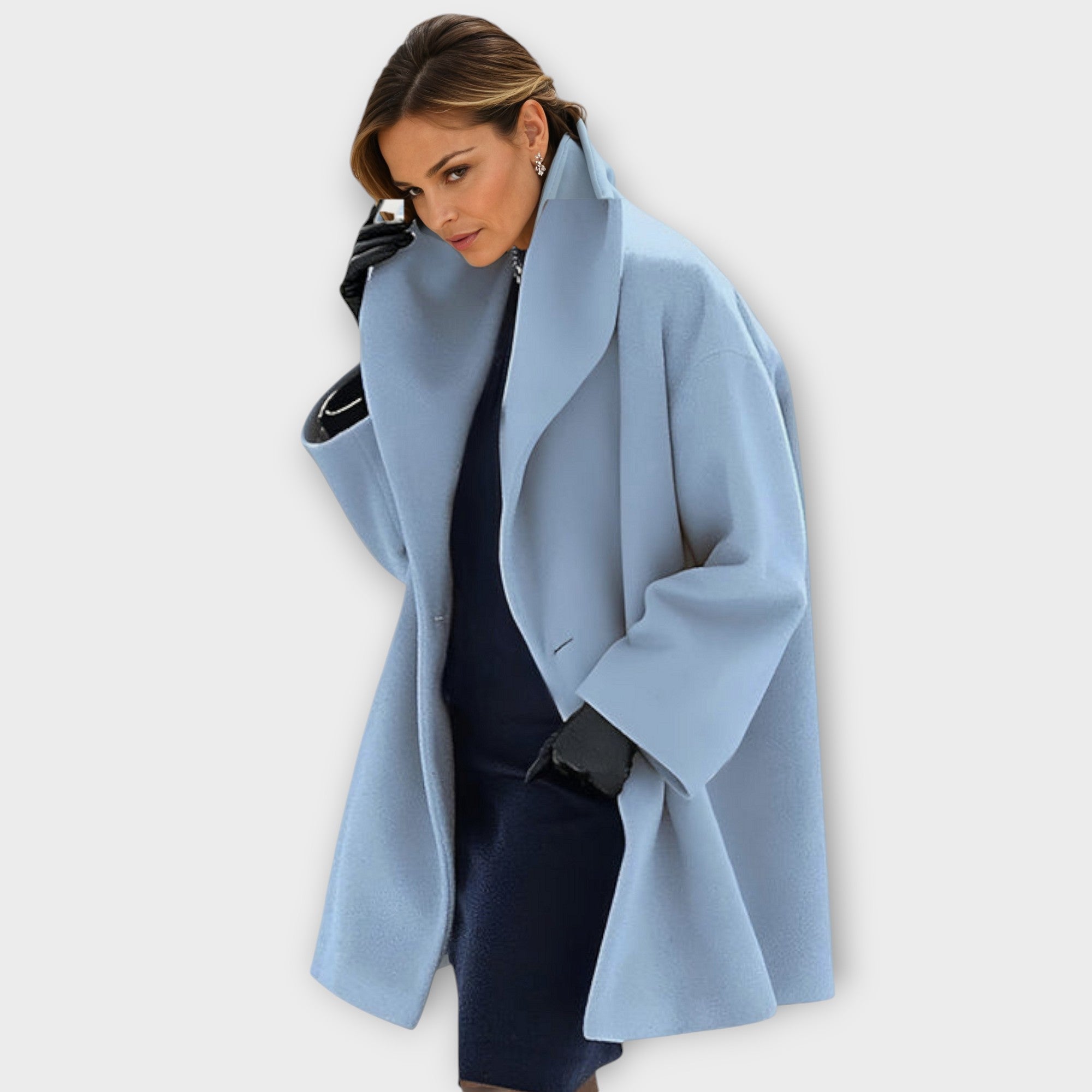 Sofia™ | Elegant ullkappa för höst & vinter
