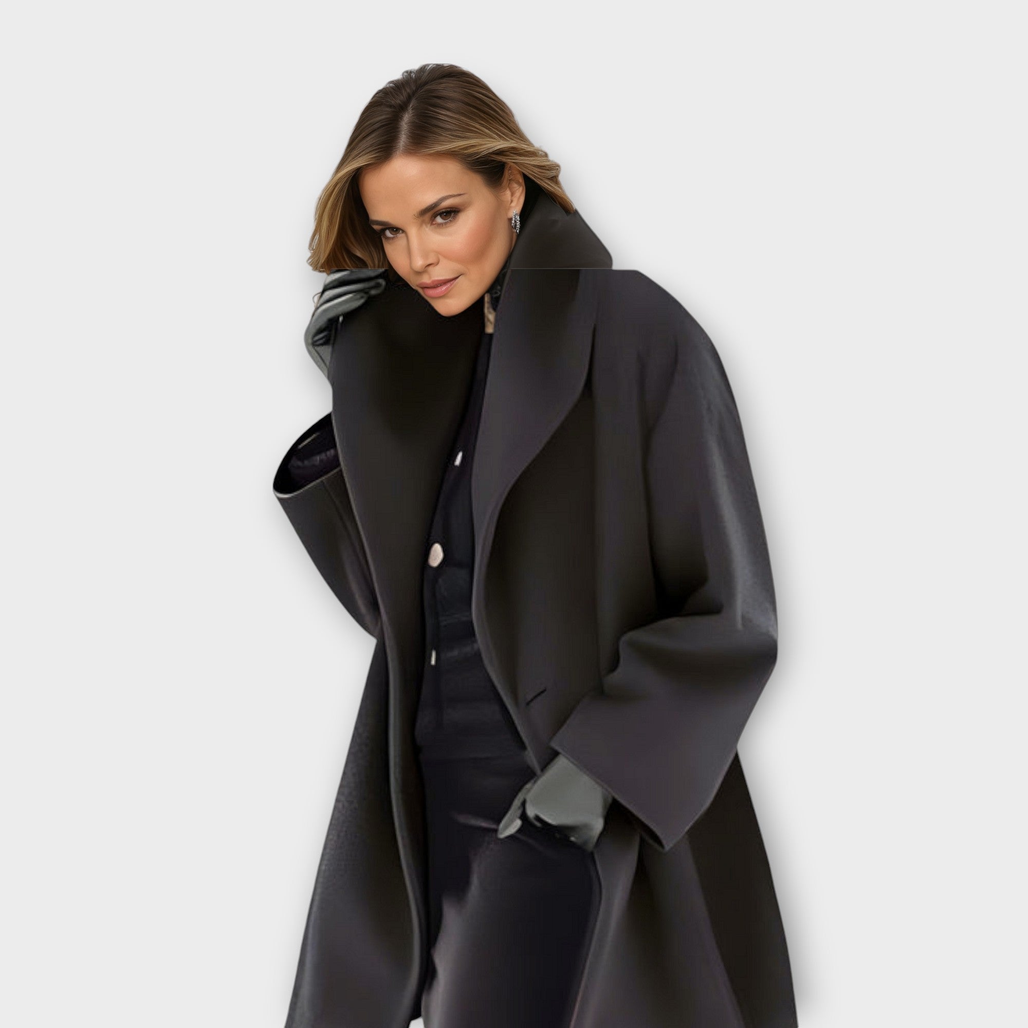 Sofia™ | Elegant ullkappa för höst & vinter
