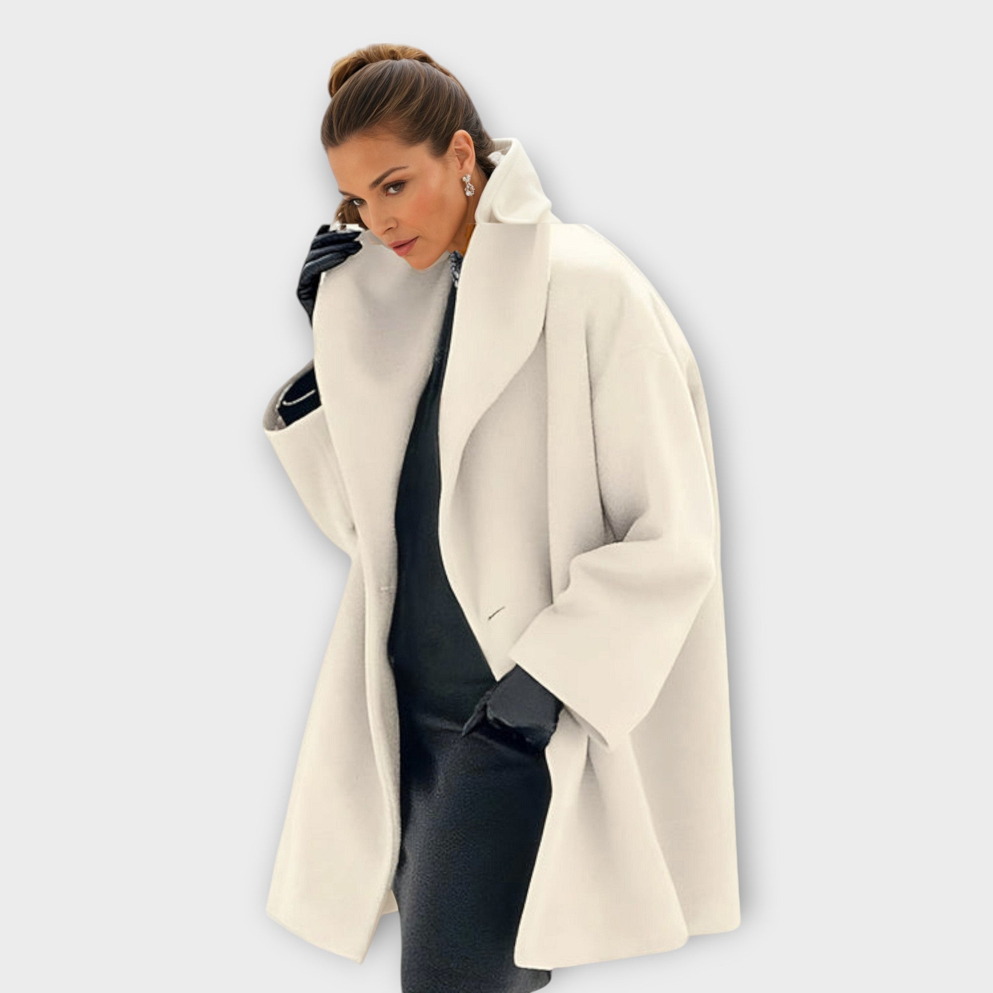 Sofia™ | Elegant ullkappa för höst & vinter