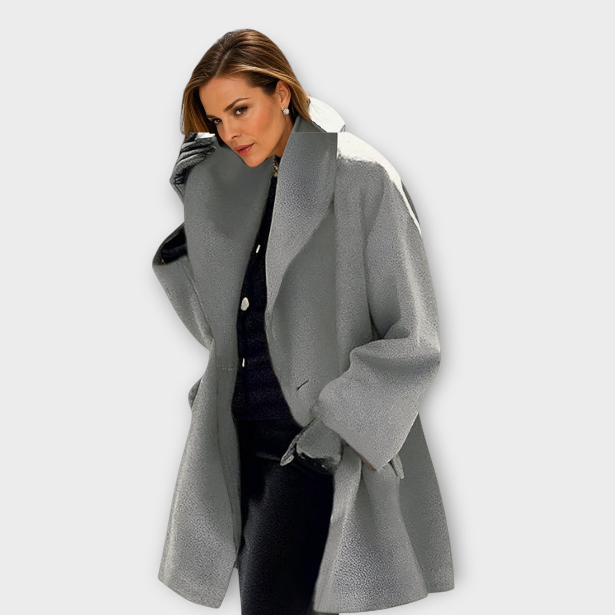 Sofia™ | Elegant ullkappa för höst & vinter