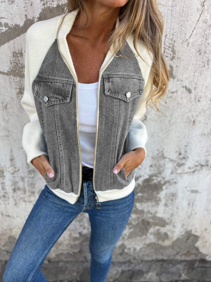 Felicia™ | Unik denimjacka med vintage twist