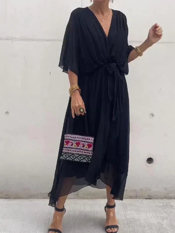 Camille™ | Robe Monica en Mousseline Élégante
