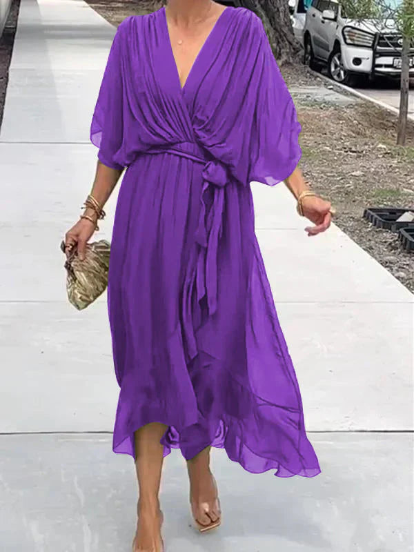 Camille™ | Robe Monica en Mousseline Élégante