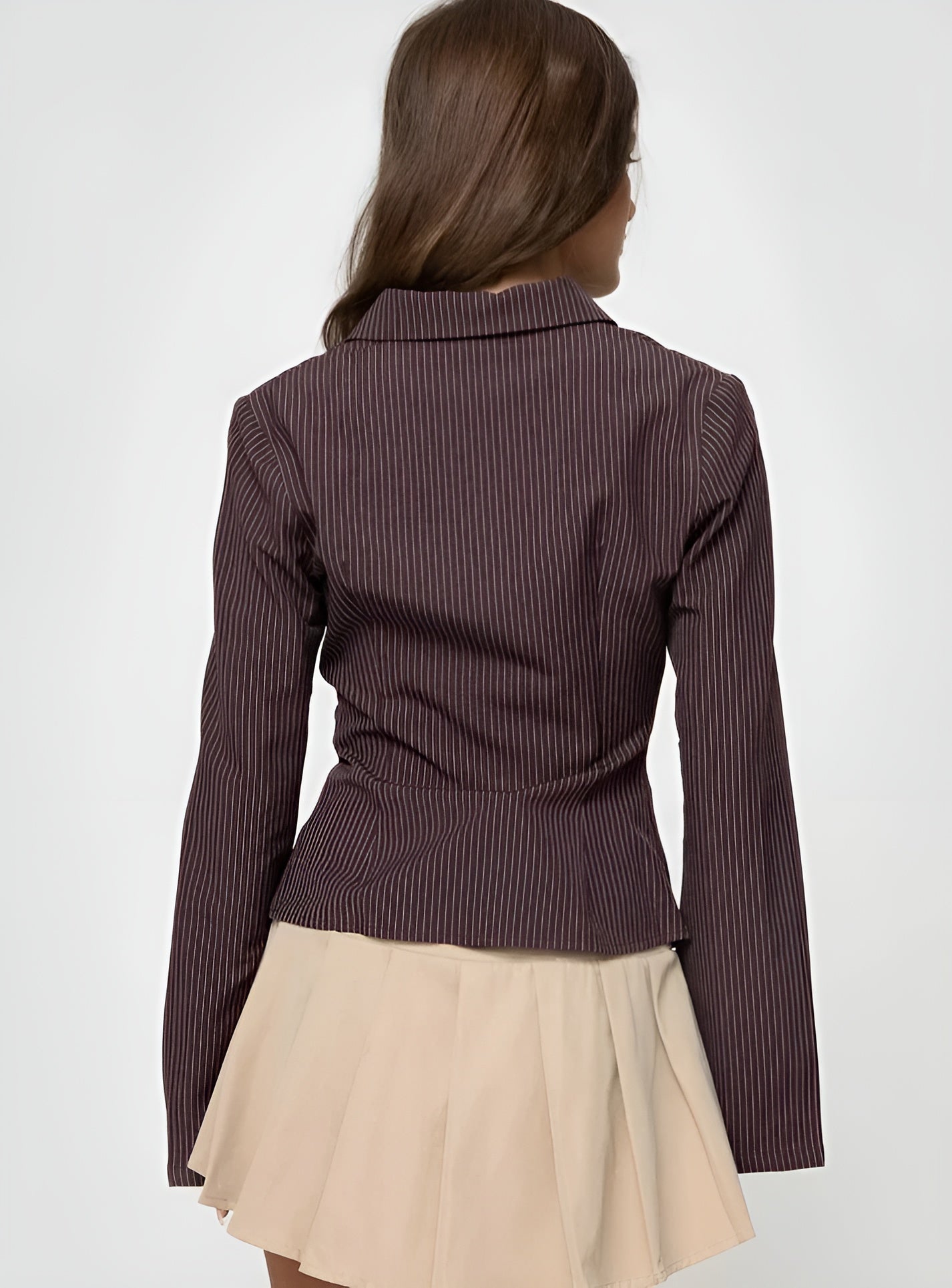 Maud™ | Retro Top med Knäppning