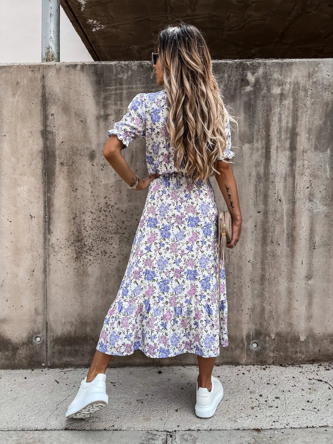 Camille™ | Naila Robe Fleurie Élégante