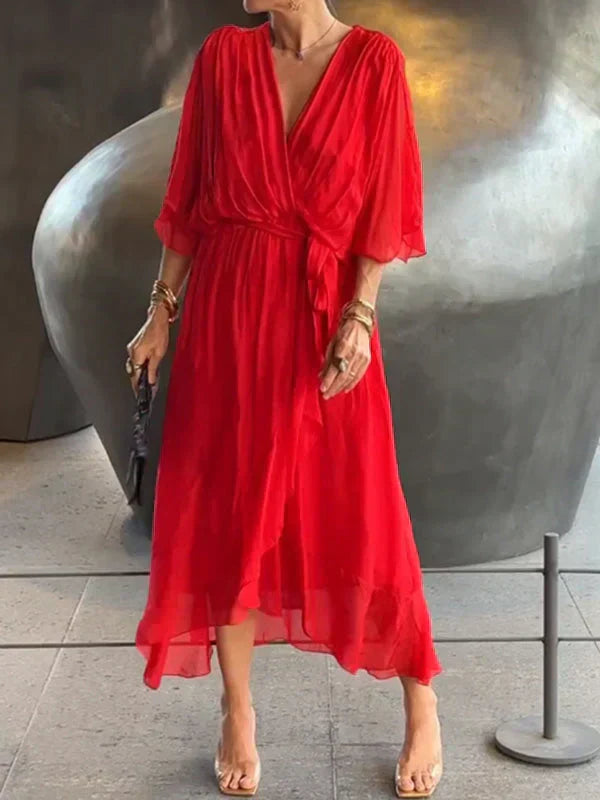 Camille™ | Robe Monica en Mousseline Élégante