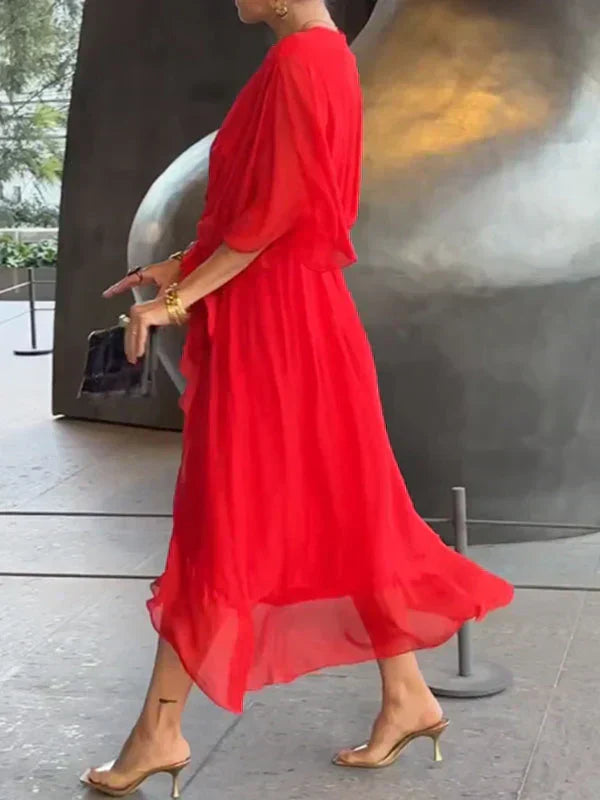 Camille™ | Robe Monica en Mousseline Élégante