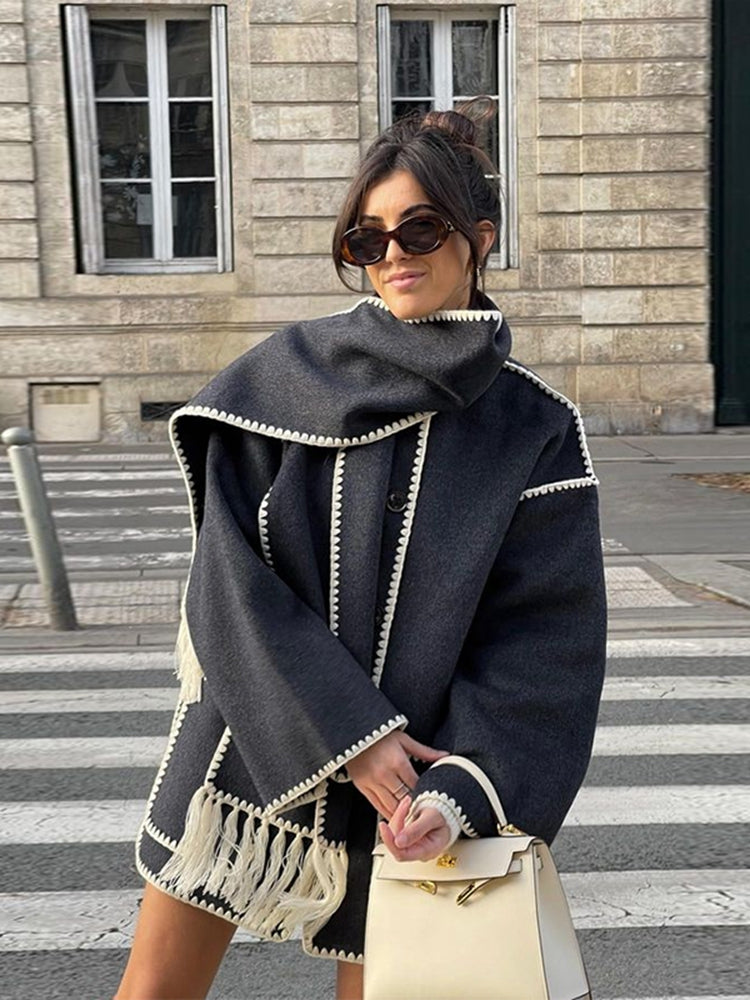 Camille™ | Manteau Écharpe