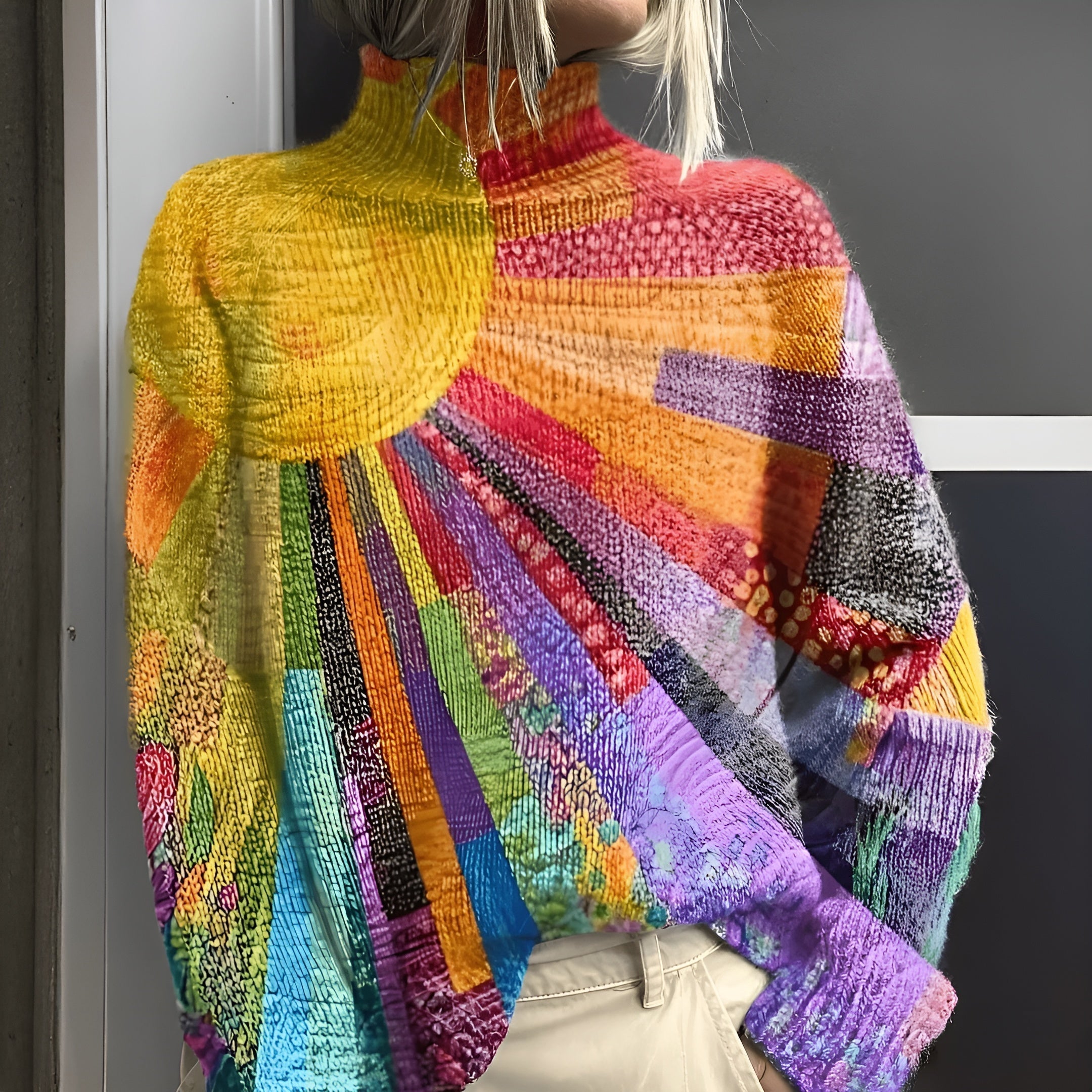 Amelia™ | Färgglad Polotröja